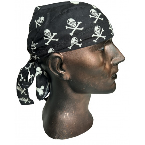 šátek na hlavu (čepička) bavlněný lebka